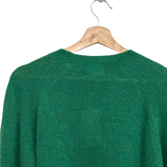 NWT DÔEN Marsena Alpaca and Wool Blend Sweater in Evergreen Size XXS - Picture 11 of 15